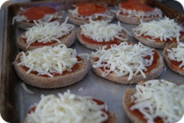 mini pizzas