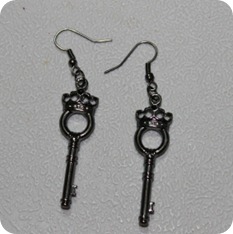 key earrings