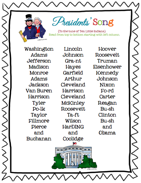 Presidents List