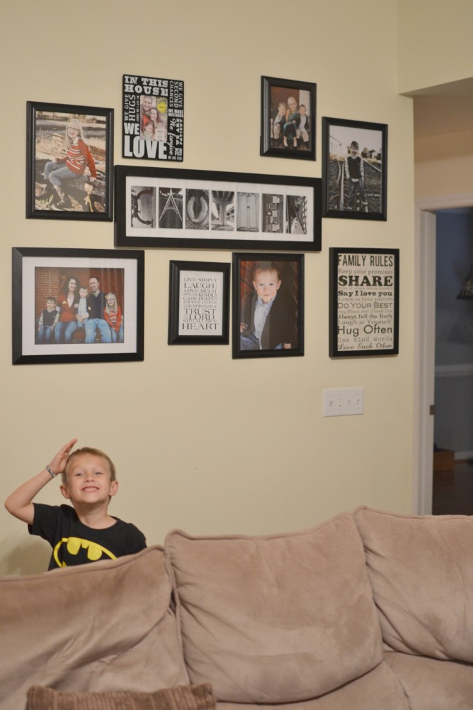 wade and gallery wall