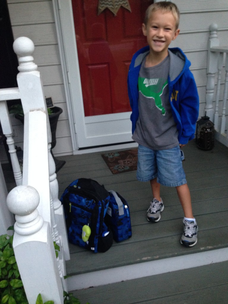 Wade's First day of School